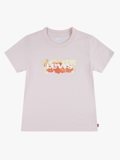 Levi"s Lvg Strawberry Ss Batwing Tee Pink 158 Levi"s Lvg Strawberry Ss Batwing Tee Pink 158