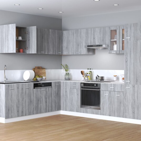 vidaXL Hengende skap gr? sonoma 60x31x60 cm konstruert tre vidaXL Hengende skap gr? sonoma 60x31x60 cm konstruert tre