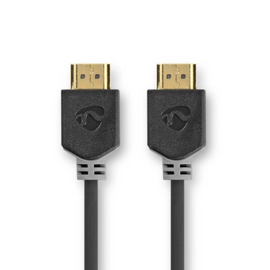 Nedis Ultra High Speed HDMI-kabel 8K 2m Antrasitt Rund Nedis Ultra High Speed HDMI-kabel 8K 2m Antrasitt Rund