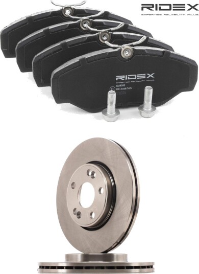 Bremseskiver og -klosser RIDEX 3405B3138