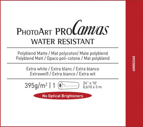 Canson PhotoArt ProCanvas WR Matte Poly 24" x 10" 395g