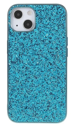 EIDERWOOD iPhone 14 Glitter Hybrid Deksel - Blå EIDERWOOD iPhone 14 Glitter Hybrid Deksel - Blå