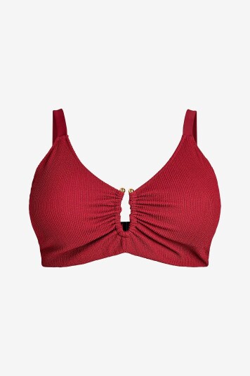 Zizzi Bikini BH Slino Rød