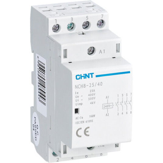 Cenika MODULÆRKONTAKTOR 25A 4POL 230V 4NO 2 MOD - 4100106