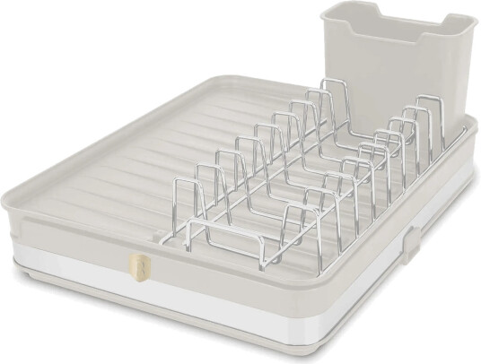 Berlingerhaus Adjustable Dish Rack Cream Cream 36.6X29.8X13CM Berlingerhaus Adjustable Dish Rack Cream Cream 36.6X29.8X13CM