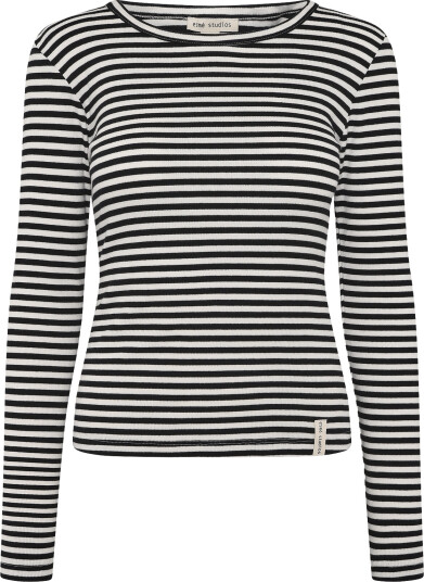 Esme Studios | Esblossom Stripe Ls Top Gots | XS