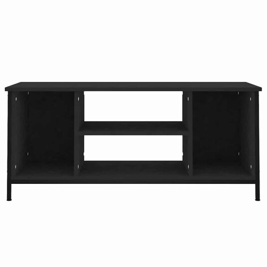 vidaXL TV-benk svart 102x35x45 cm konstruert tre vidaXL TV-benk svart 102x35x45 cm konstruert tre