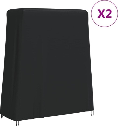  Bordtennisbordtrekk 2 stk 165x70x185 cm 420D oxfordstoff