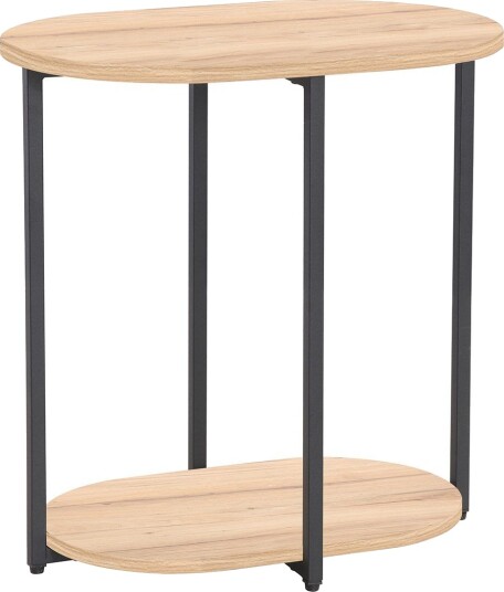 Sidebord HOME4YOU Hannes 52x35x54 cm Rustikk melamin - brun
