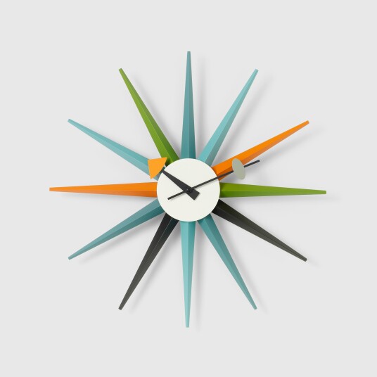 Vitra Sunburst Clock, Multicoloured Vitra Sunburst Clock, Multicoloured