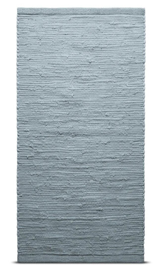 Rug Solid Cotton teppe 75 x 200 cm light grey (lysegrå) Rug Solid Cotton teppe 75 x 200 cm light grey (lysegrå)