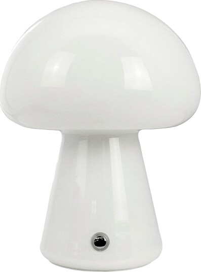 Dyberg Larsen Bordlampe Morkel oppladbar Hvit Bordlamper