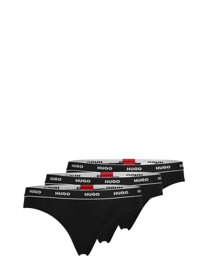 HUGO Triplet Thong Stripe Black XXL