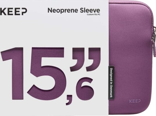KEEP 15.6 neoprene laptop sleeve (coral pearl) KEEP 15.6 neoprene laptop sleeve (coral pearl)