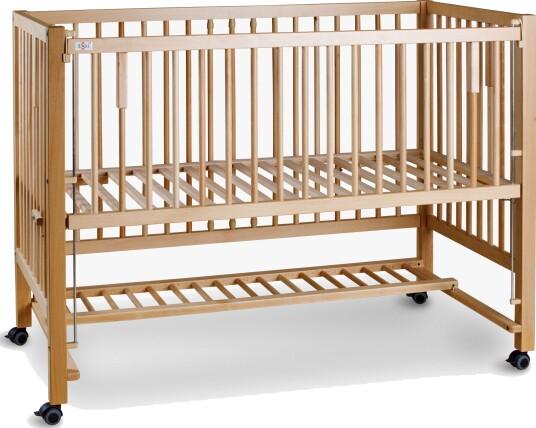 tiSsi  XXL Sideseng / barneseng Hajo 60 x 120 cm naturell