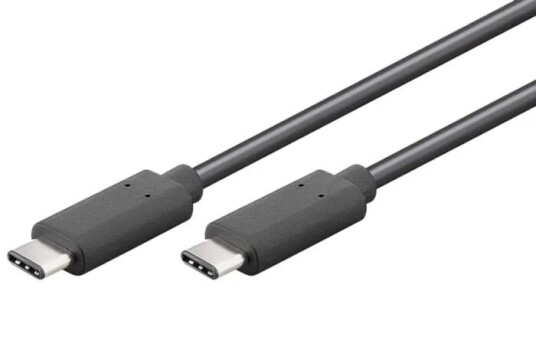 Goobay 1m USB-C til USB-C 3.2 Gen1 Kabel Svart
