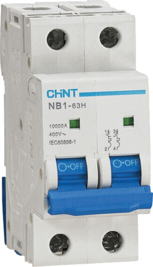 Chint Automatsikring 2P 10A C-KAR 10KA Cenika - 1615527