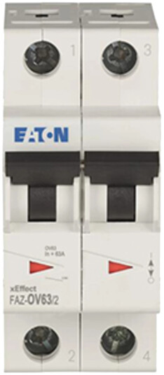 Eaton overbelastningsvern 63A 2-pol 10kA OV Eaton overbelastningsvern 63A 2-pol 10kA OV
