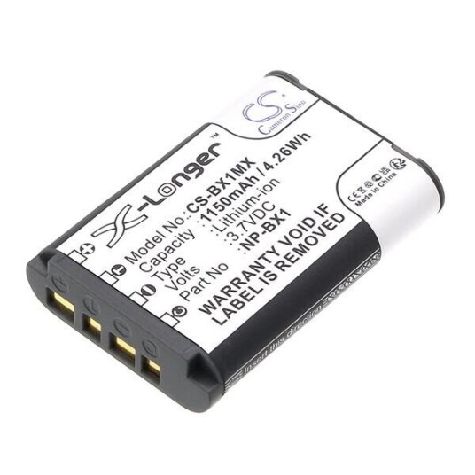 Sony Cyber-shot DSC-RX100M3 batteri (1150 mAh 3.7 V) Sony Cyber-shot DSC-RX100M3 batteri (1150 mAh 3.7 V)