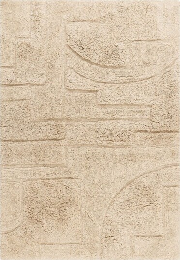 Pure Ullteppe 170x240 cm Rektangulær - Beige