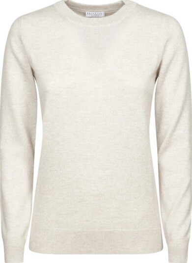 Brunello Cucinelli Dame Strikkevarer Beige M,