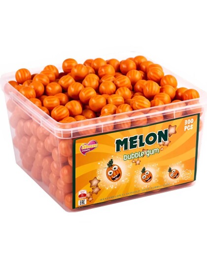 1,5 kg Ilham Melon Bubblegum / Melonformet Tyggegummi 1,5 kg Ilham Melon Bubblegum / Melonformet Tyggegummi