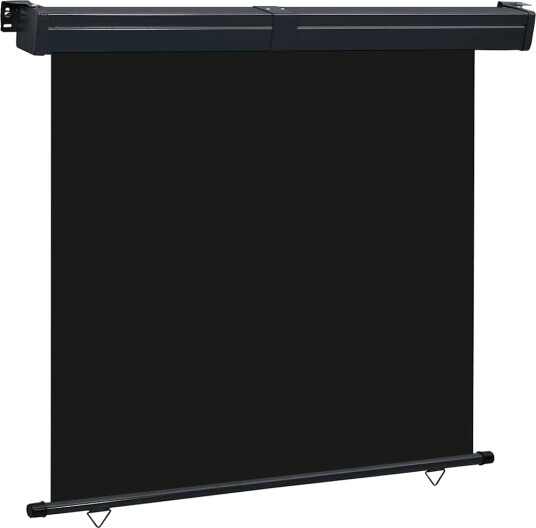 vidaXL Sidemarkise for balkong 160x250 cm svart