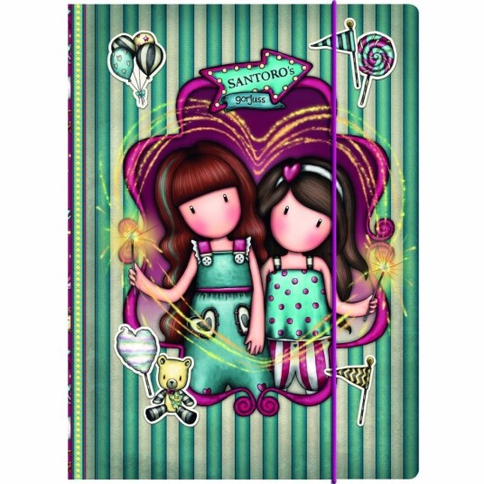 Gorjuss Mappe Gorjuss Fireworks A4 Rødbrun (24.8 X 9 X 33.4 Cm)