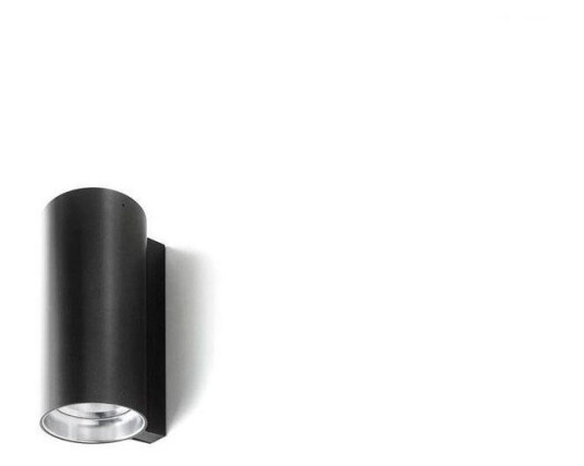 Luceplan - E04 Vegglampe Ø7 Matt Svart