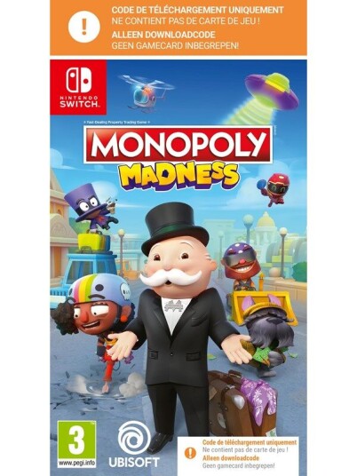 Monopoly Madness (Code in a Box) (Switch)