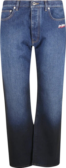 Off White Herre Jeans Blå W30,