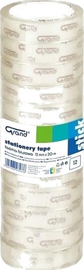 Grand Grand Kontortape 12 Mm X 20 M 12 Stk Grand