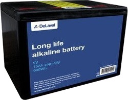 DeLaval Batteri alkalie 9V 75Ah 600Wh