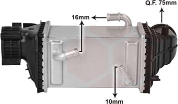 Intercooler VAN WEZEL 03014728