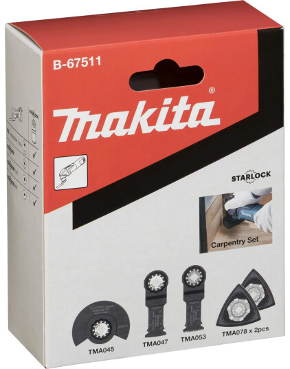 Makita Multiverktøysett 5 Deler B 67511
