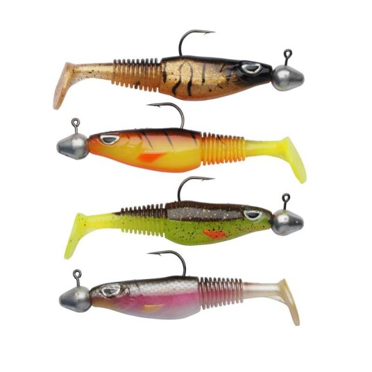 Berkley Sick Swimmer 9cm 4pc Pre Rigged Bismuth   No Size   No Size