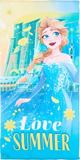 Disney Frozen Strandhåndkle Flerfarget