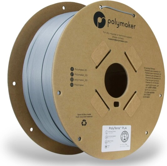 Polymaker Polyterra Matte Pla Fossil Grey (3000g)