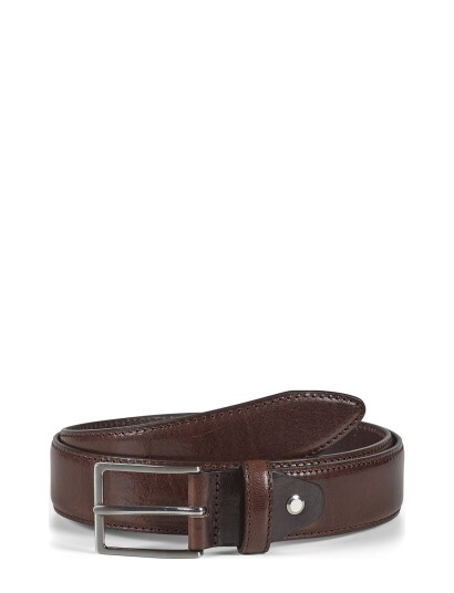Howard London Leather Belt Charles - Brown - 90