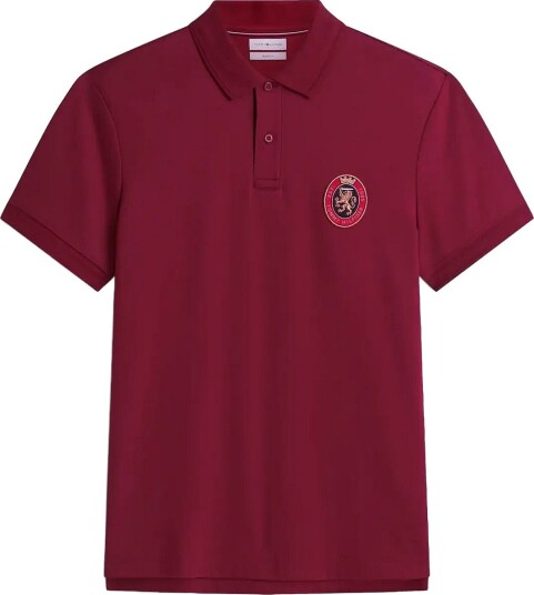 Tommy Hilfiger Icon Reg Polo BURGUNDY S