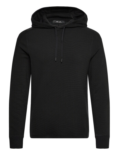 Ralph Lauren Golf Performance Waffle Knit Hoodie   Black   XL