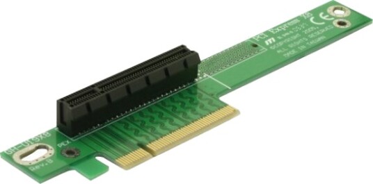 Delock Riser Card Pci Express X8 Angled 90° Left Insertion Stigekort 89104