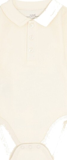 Hust&Claire ull Hust and Claire Hcbaldur body i ull/bambus, Ivory (80) 80