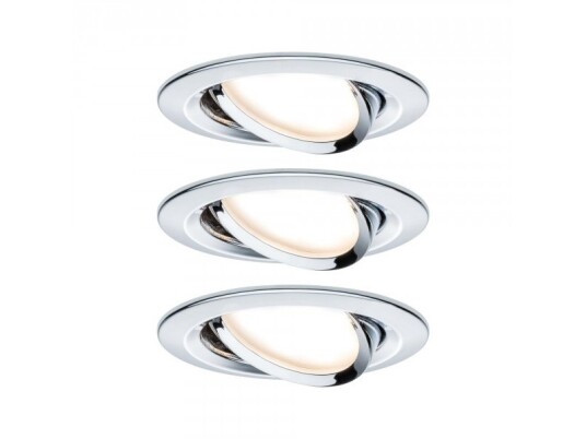 Paulmann 934.88 Indbygget Lysplade 3 PæreR Led 2700 K 630 Lm Krom