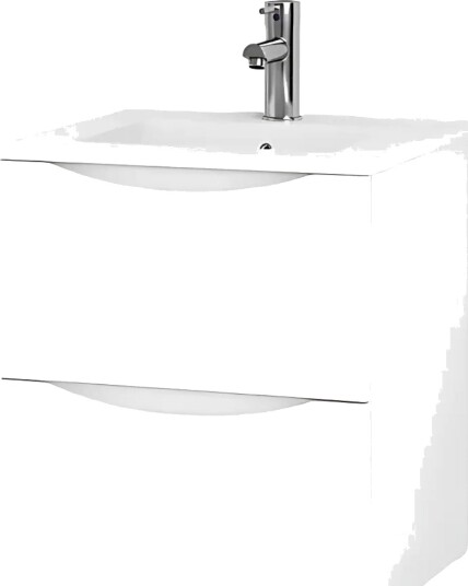 Vikingbad ELI 50 Slim Servantskap Hvit Matt - Mål: B50xh57xd39cm / 50cm