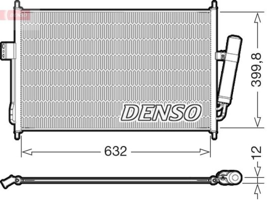 Kondensator DENSO DCN99084 Kondensator DENSO DCN99084