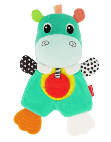 Infantino Cuddly Teether m/ sensorisk aktivitet Flodhest Infantino Cuddly Teether m/ sensorisk aktivitet Flodhest