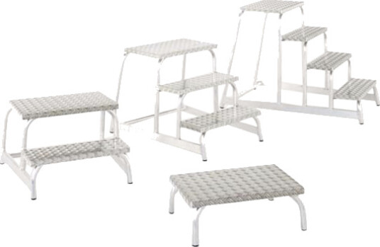 Zarges Arbeidsbukk Aluminium 1 Trinn 0,20 m