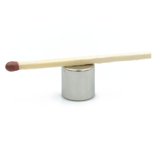 Sterk sylindrisk neodym magnet Ø 10 x 10 mm | Løftekraft 3,7 kg