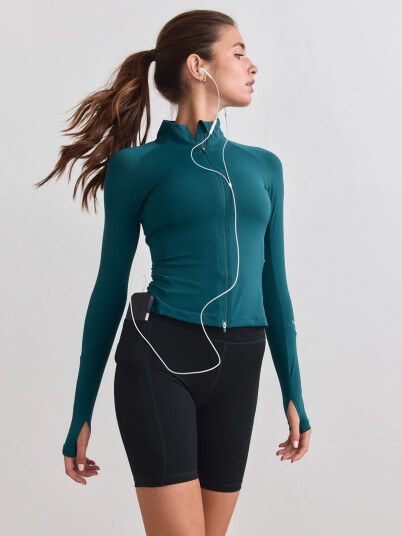 Aim"n Running Zip Long Sleeve Blå S